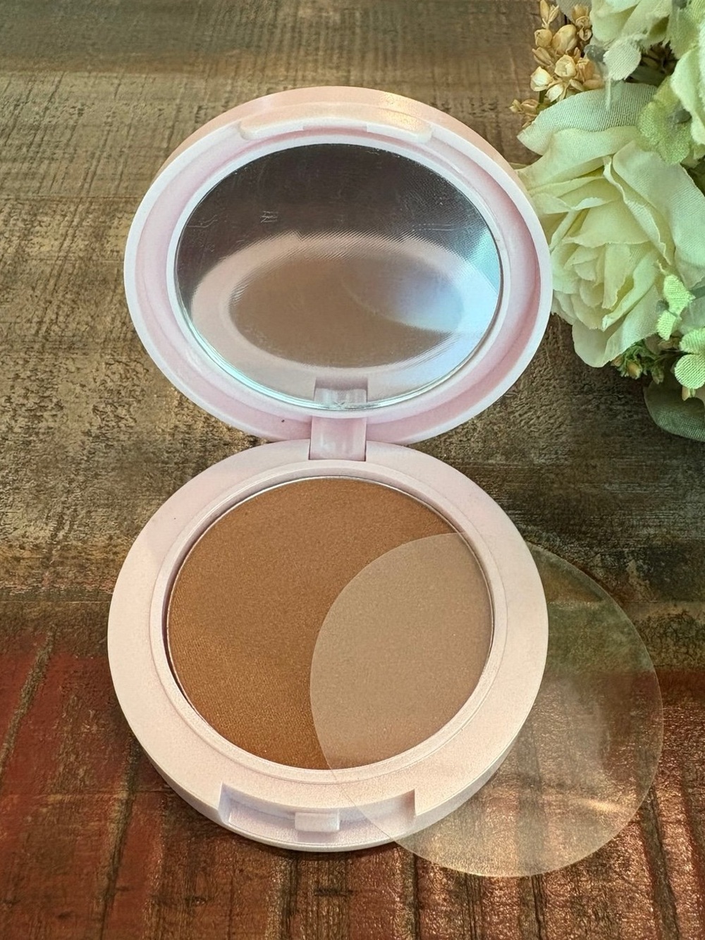 New MALLY Illuminating POWDER BLUSH in TIME TO TAWNY Full Size!